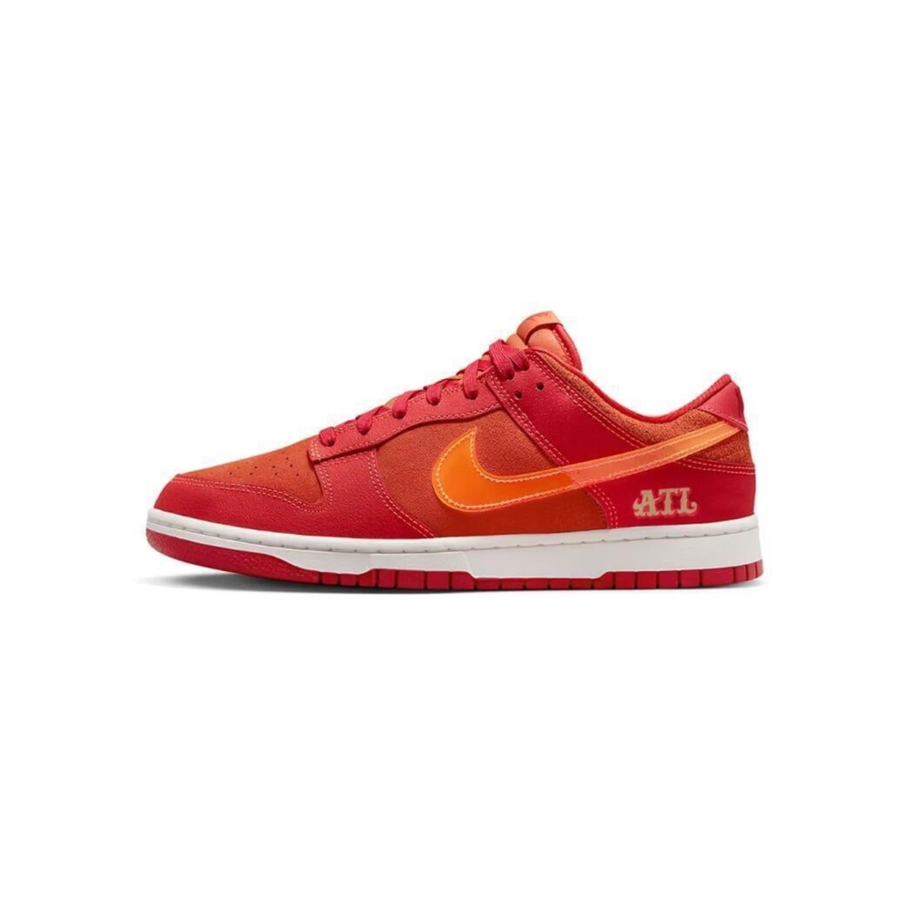 Nike Low Dunk ATL university red orange men 8.5 women 10 sneakers